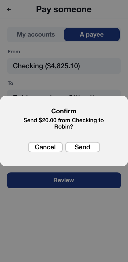 Bastion payment confirmation