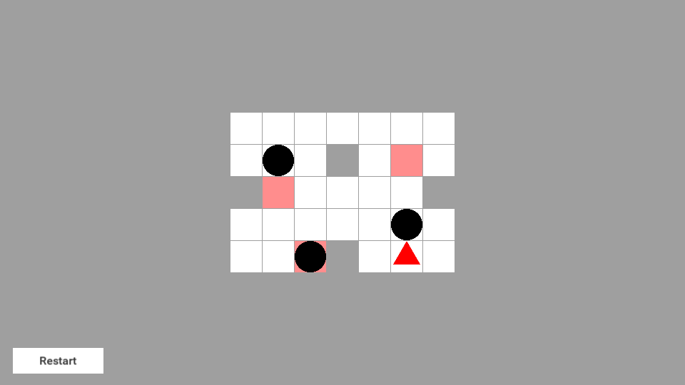 An open source Unity Sokoban game running on Codename One